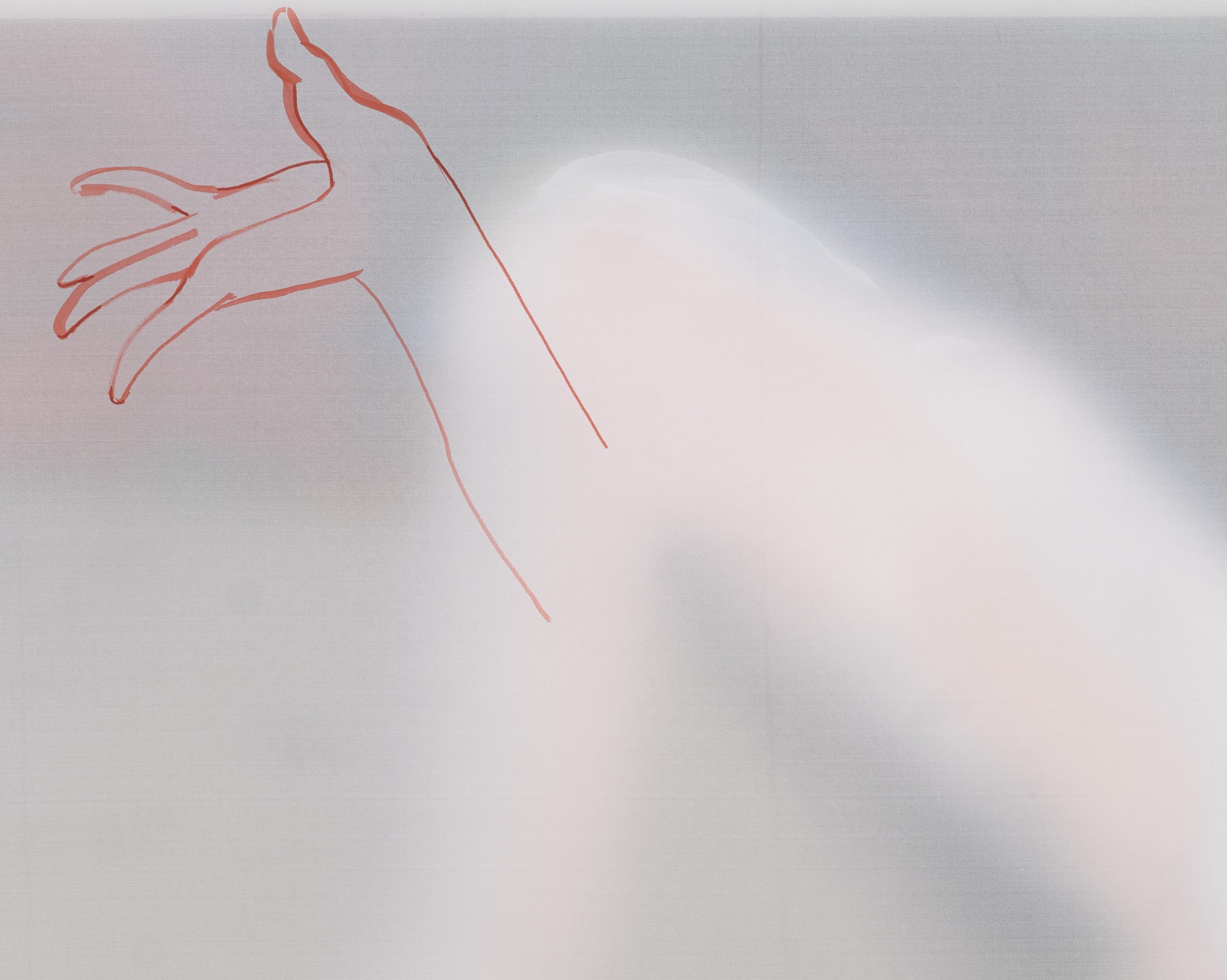 Calling A Deer A Horse, Tong Yin — detail, left hand and upper section